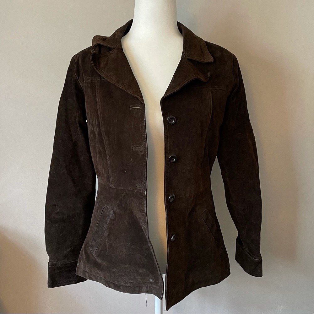 Brown Suede Jacket from Wilson’s M - Offers Welcome